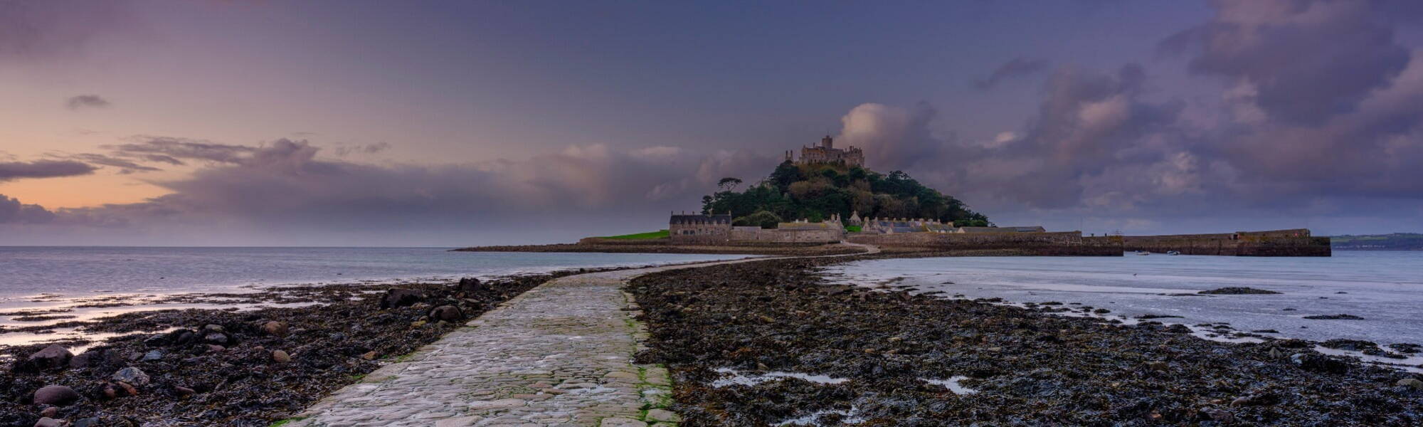 Autumn sunrise over St Michael's Mount, Cornwall, UK