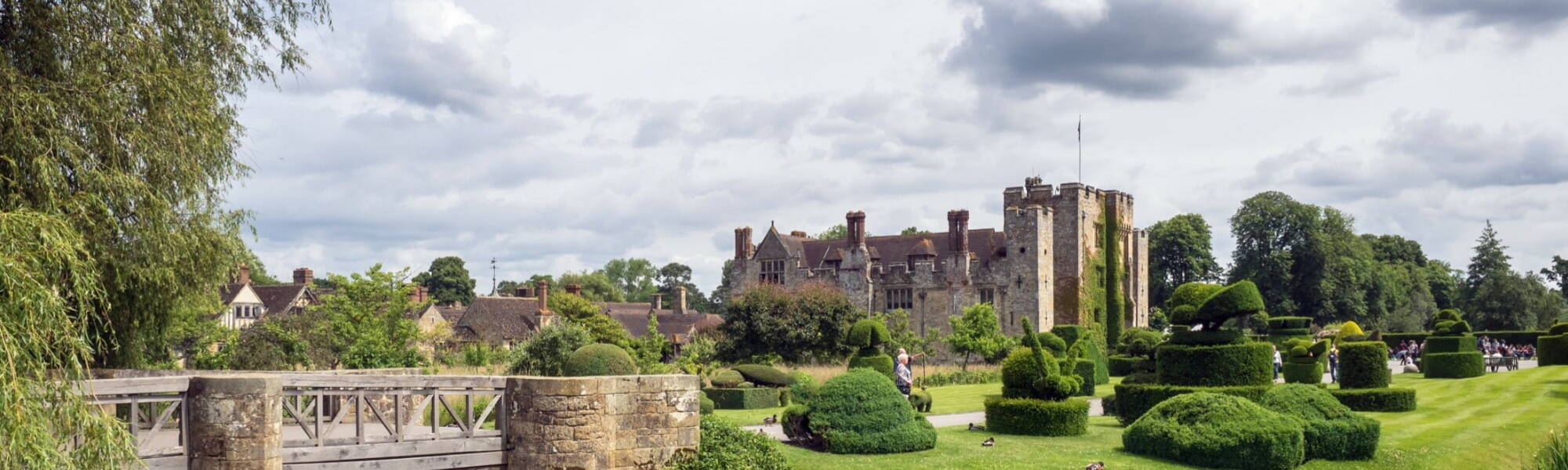 View of Hever Castle and Grounds in Hever Kent